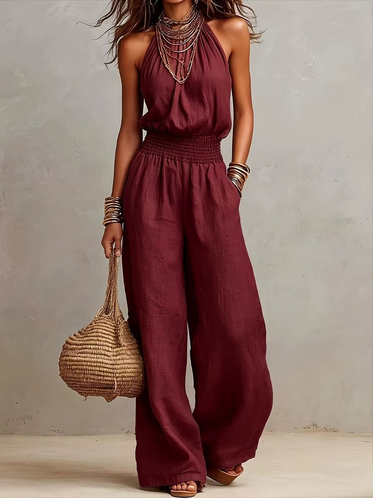 Valéria | Macacão Elegante com Halter